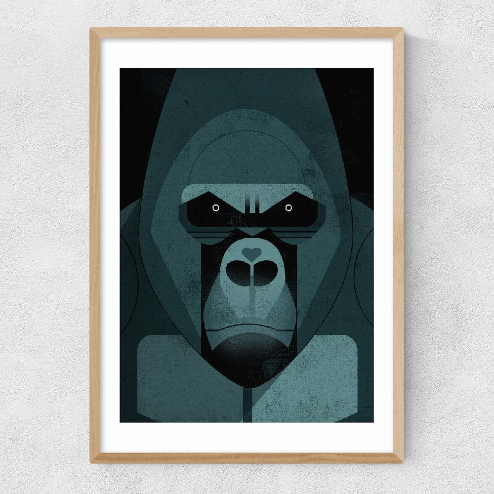 East End Prints Gorilla By Dieter Braun