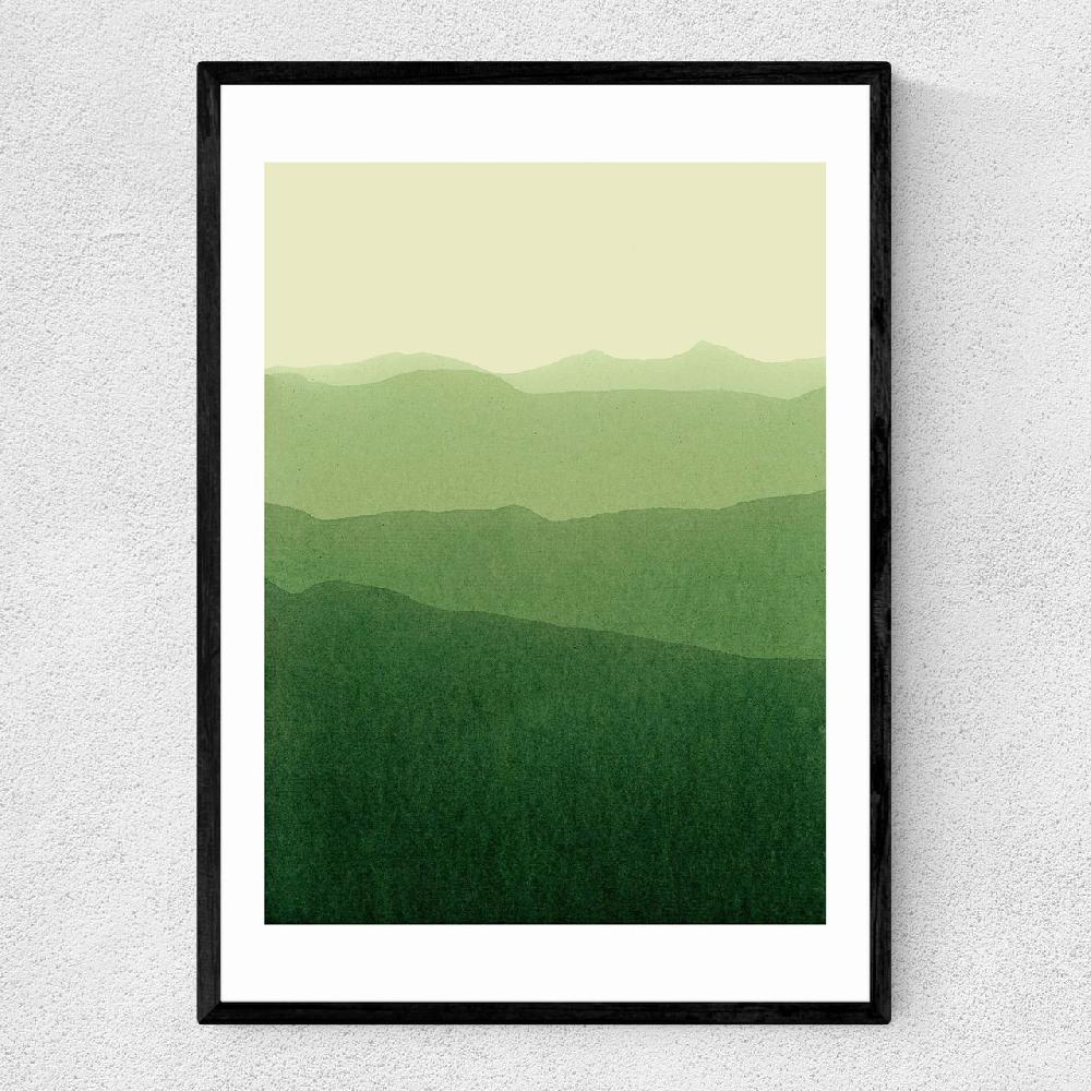 east end prints Gradient Landscape Green