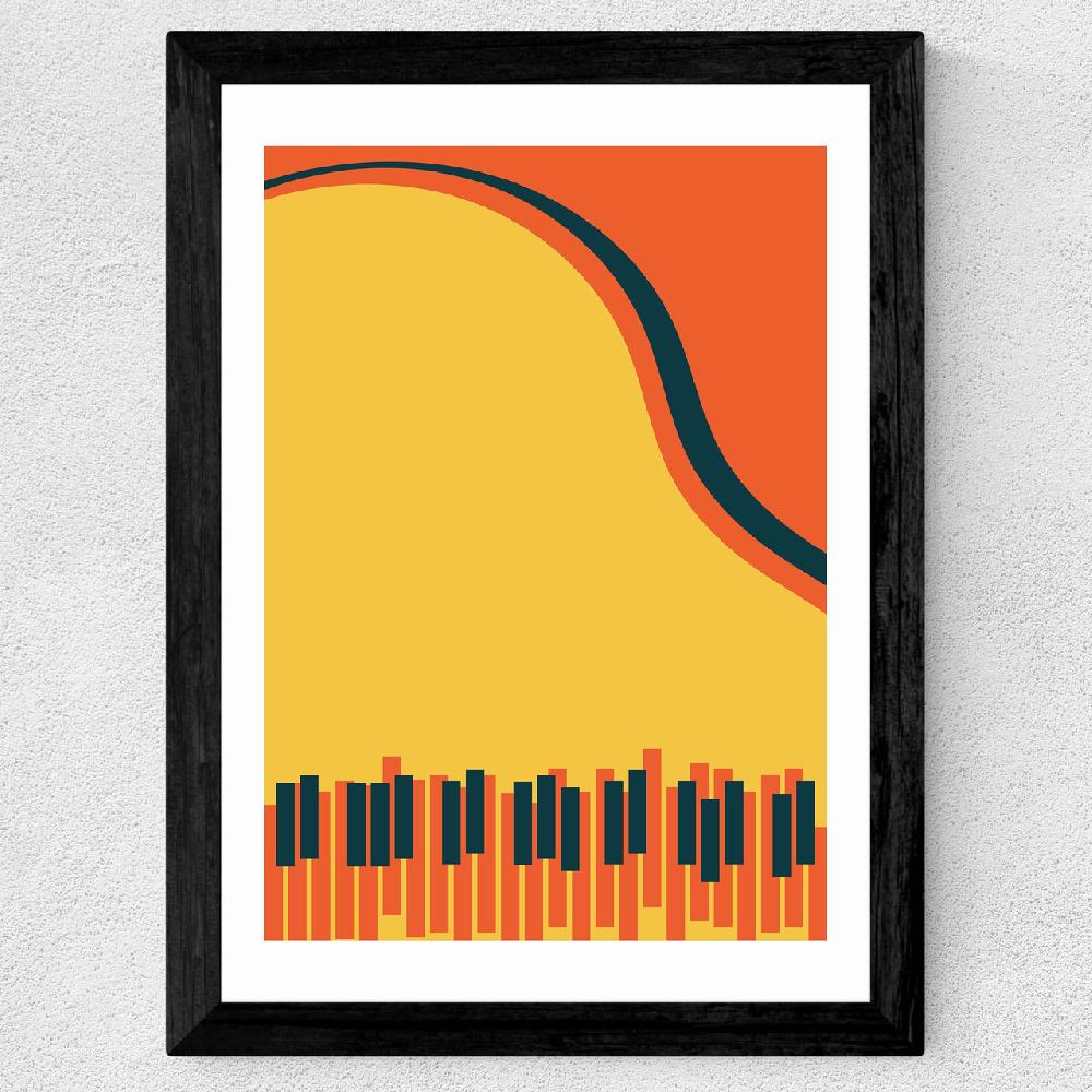 East End Prints Grand Piano