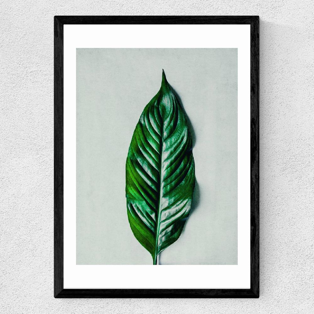 East End Prints Green Leaf