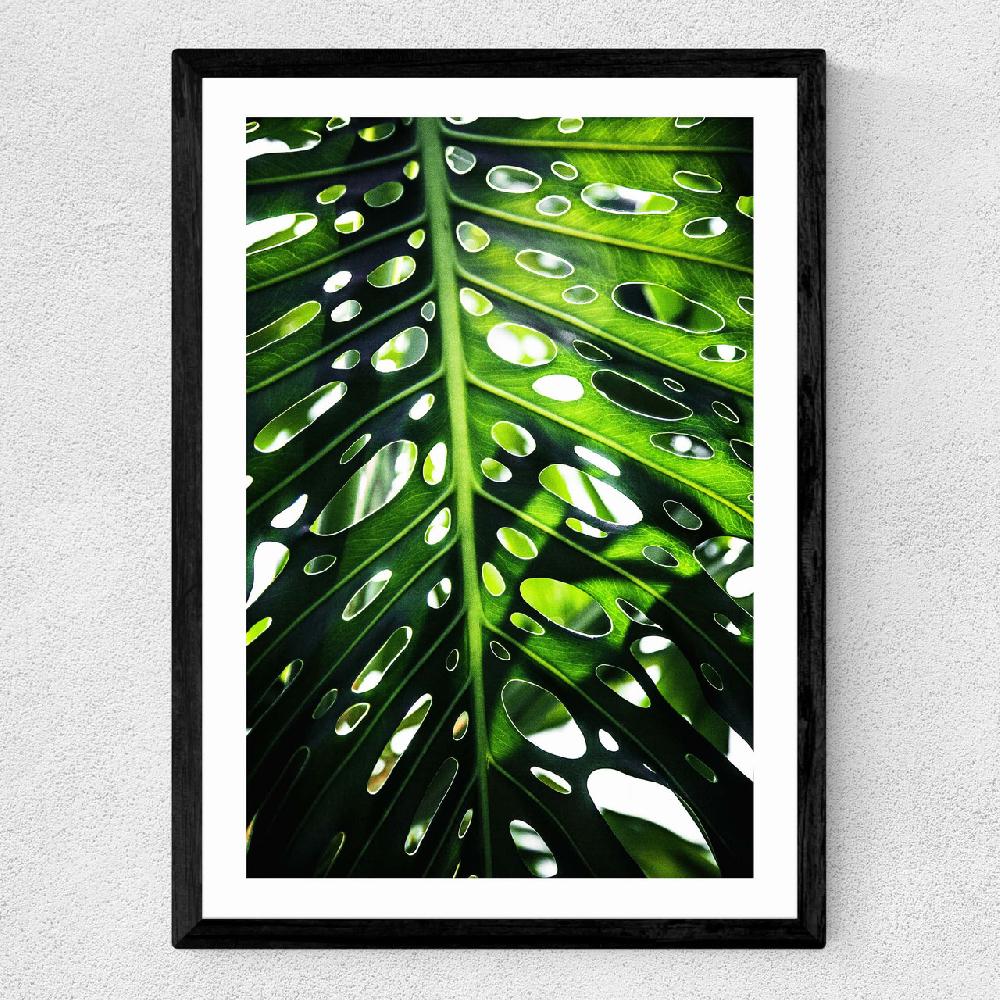 East End Prints Green Leaf 2