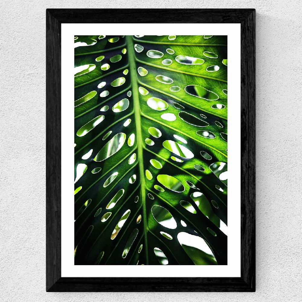 East End Prints Green Leaf 2
