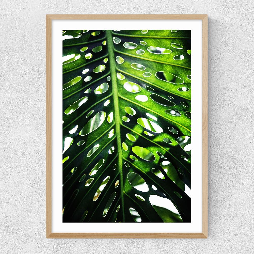 East End Prints Green Leaf 2