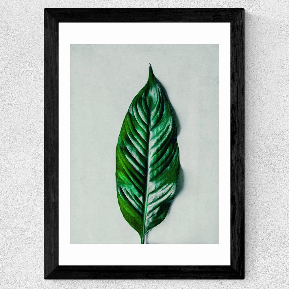 East End Prints Green Leaf