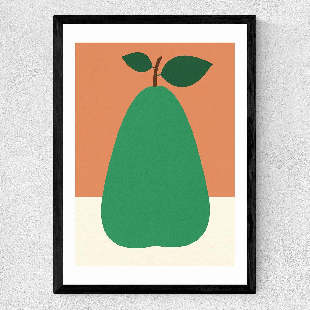 East End Prints Green Pear