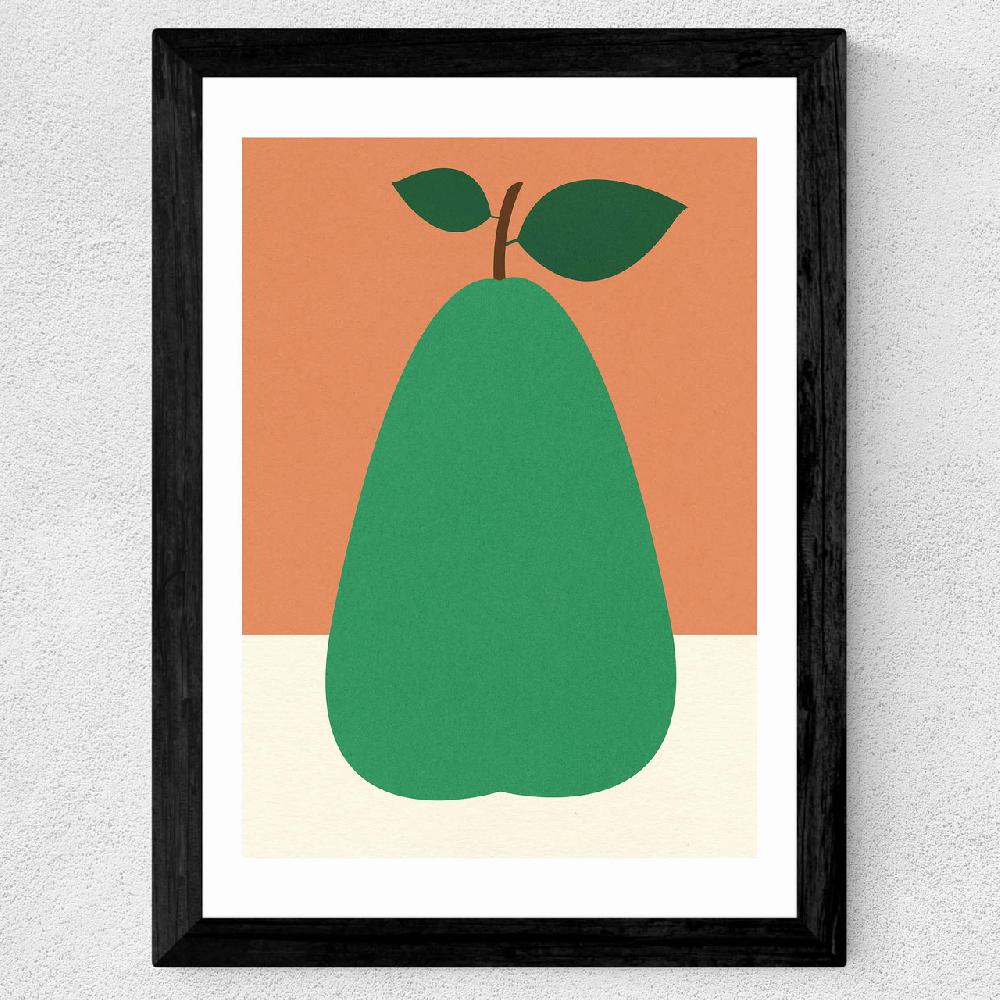 East End Prints Green Pear