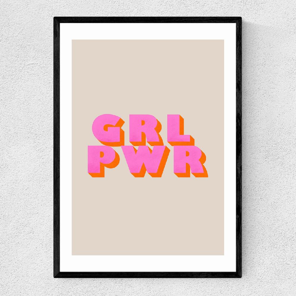 east end prints GRL PWR