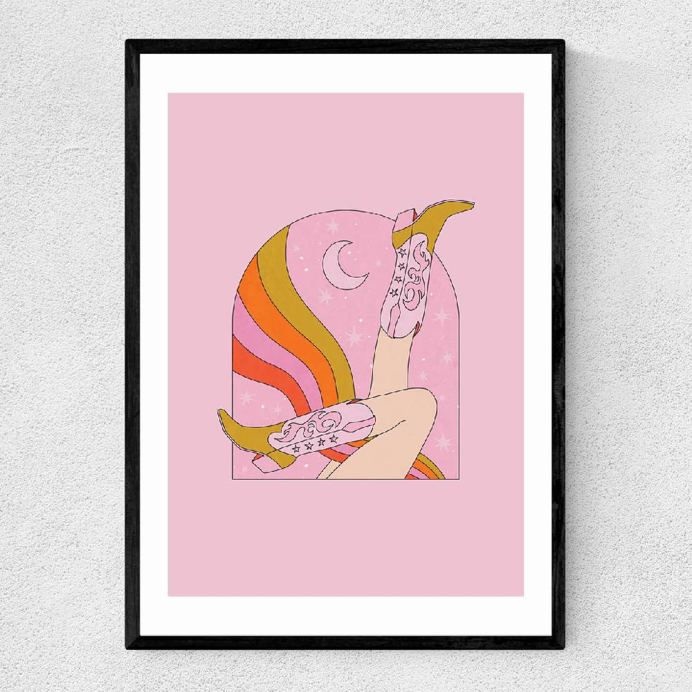 east end prints Groovy Cowboy Boots