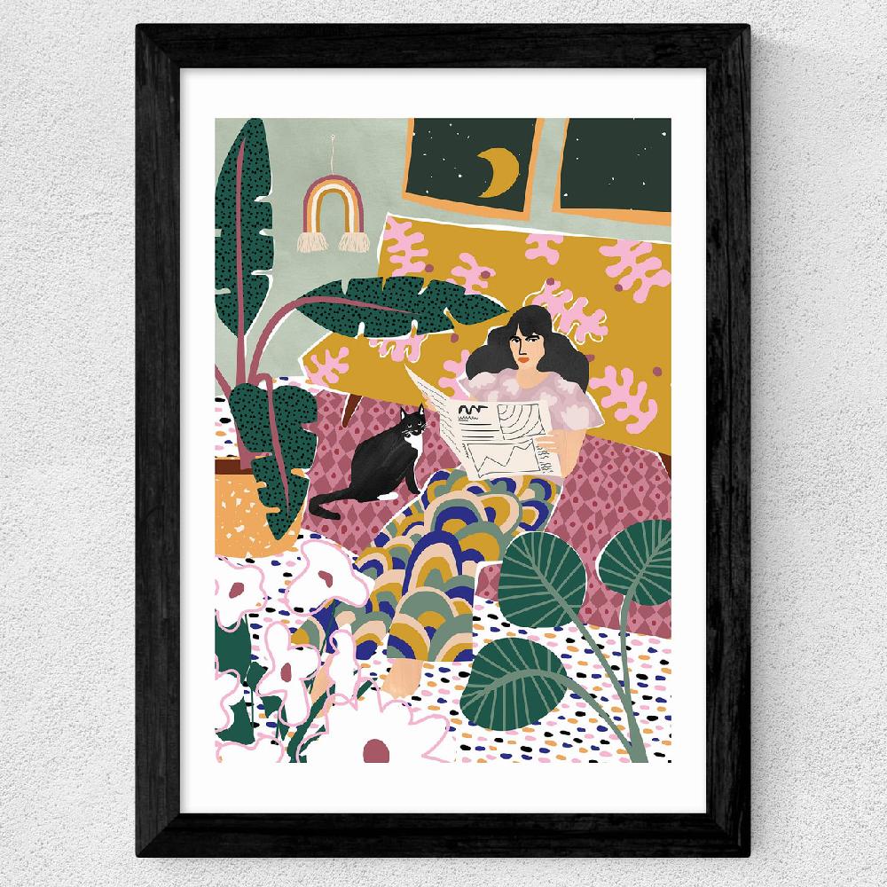 East End Prints Groovy Girl