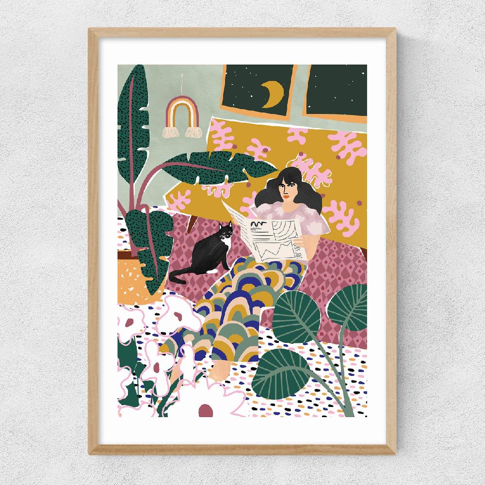 East End Prints Groovy Girl