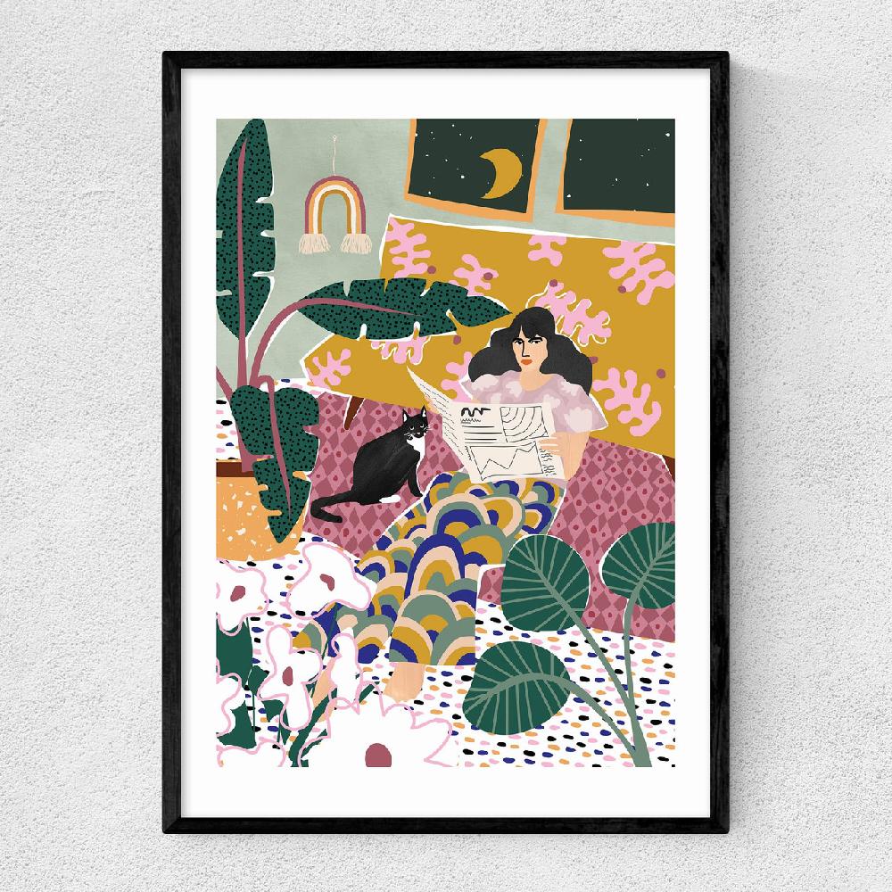 east end prints Groovy Girl