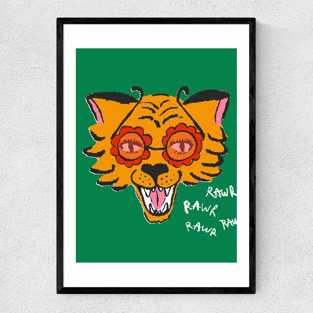 east end prints Groovy Tiger