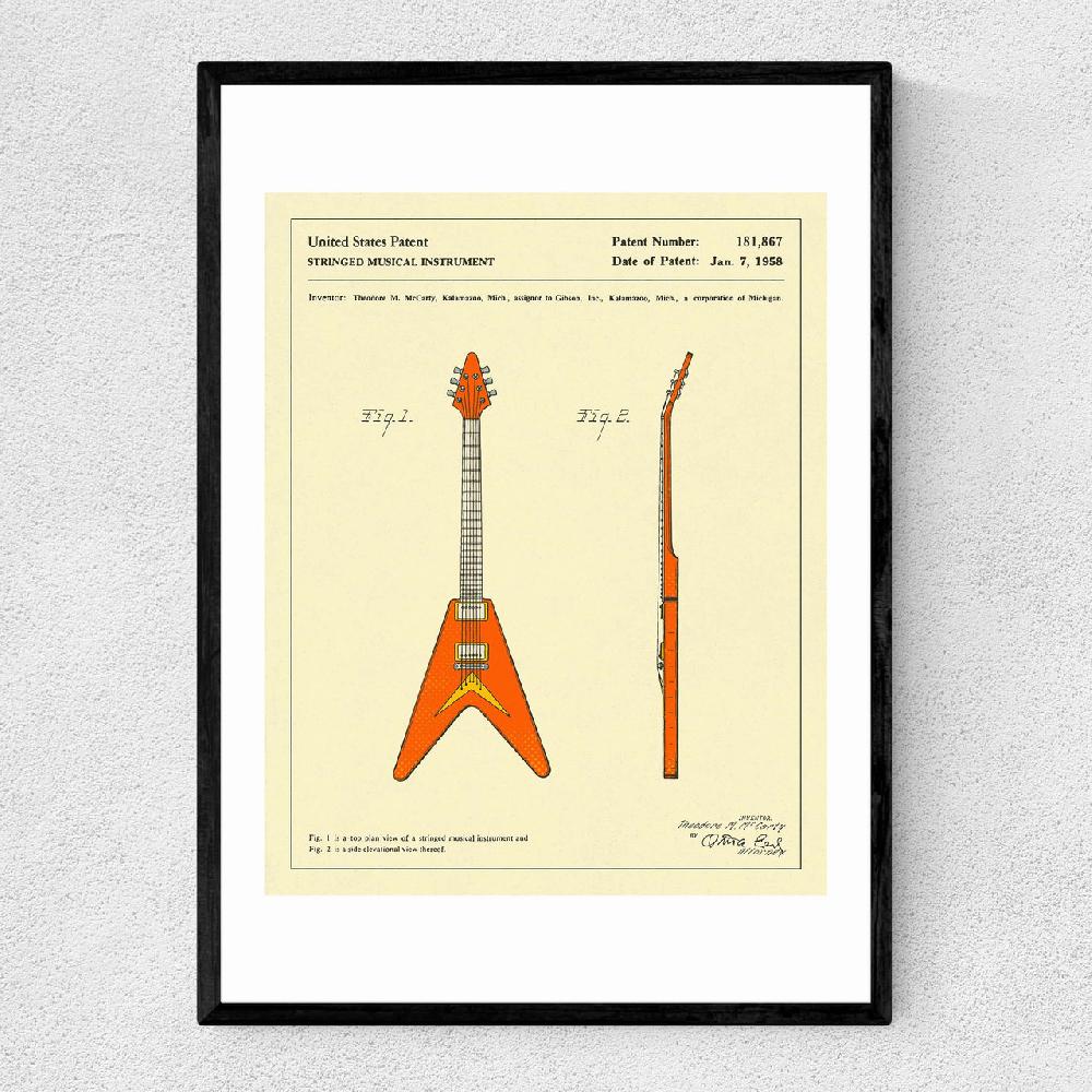 east end prints Guitar 1