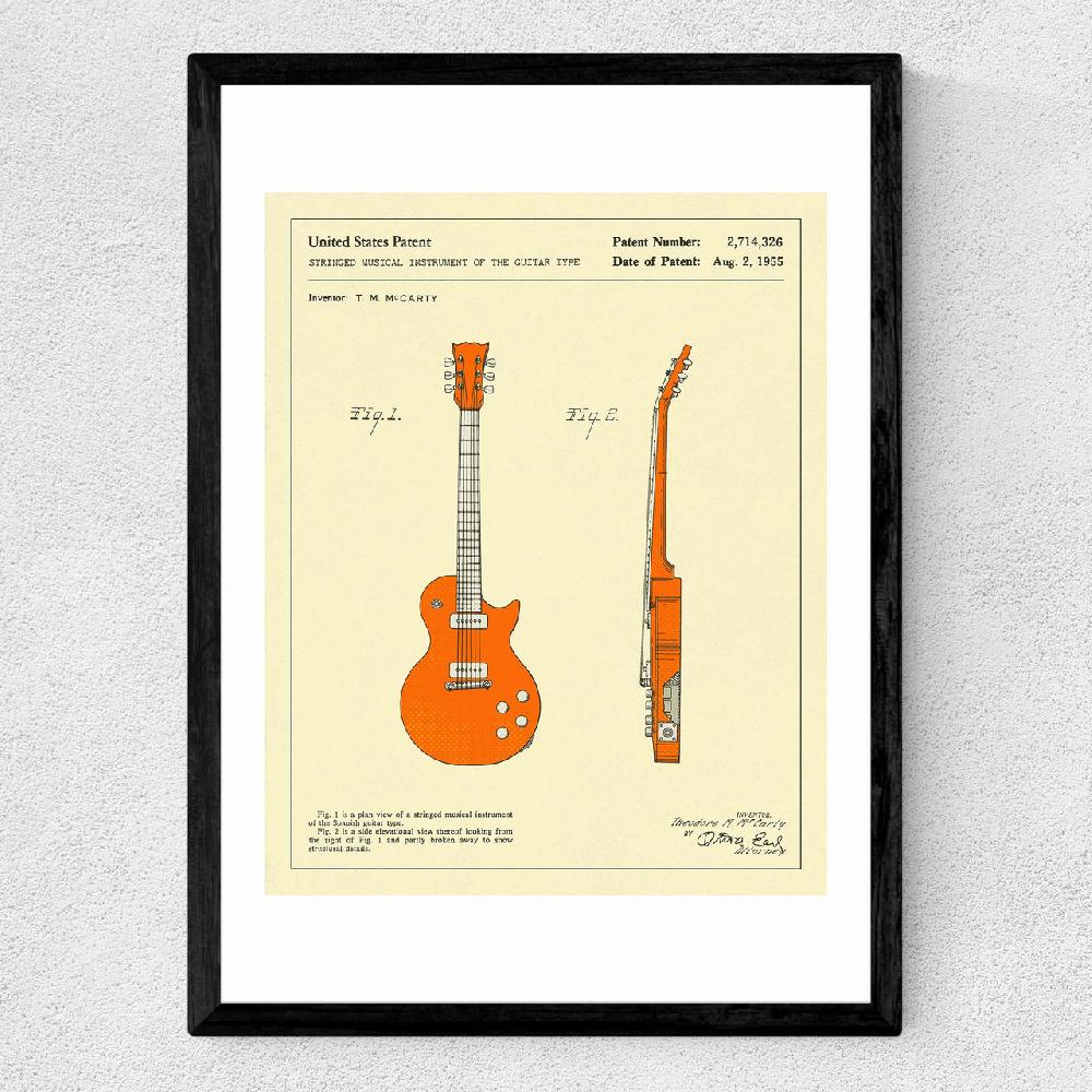 East End Prints Guitar 2