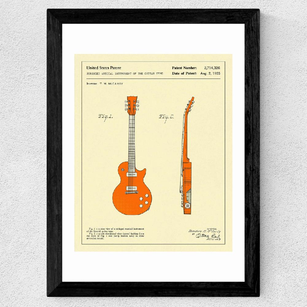 East End Prints Guitar 2