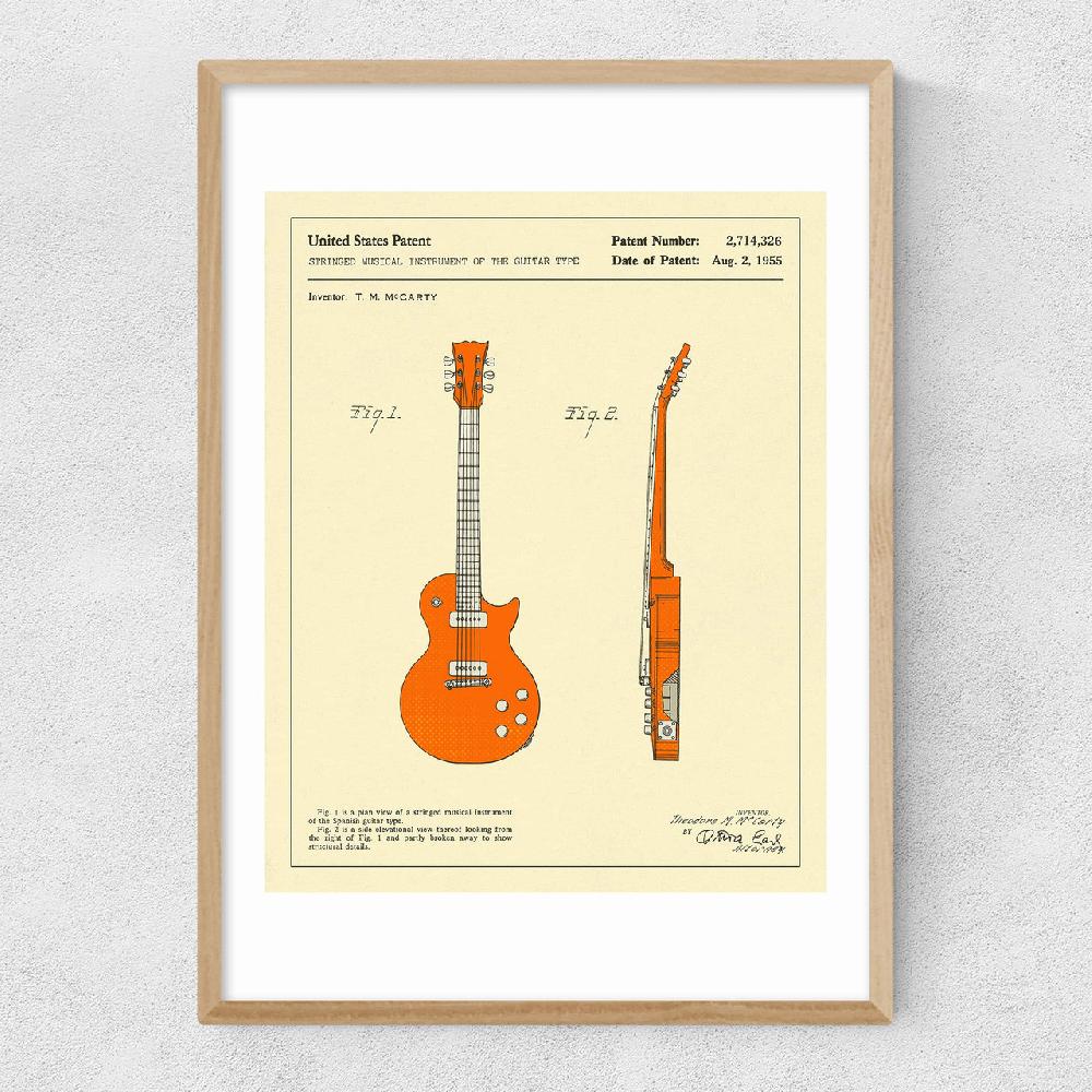 East End Prints Guitar 2