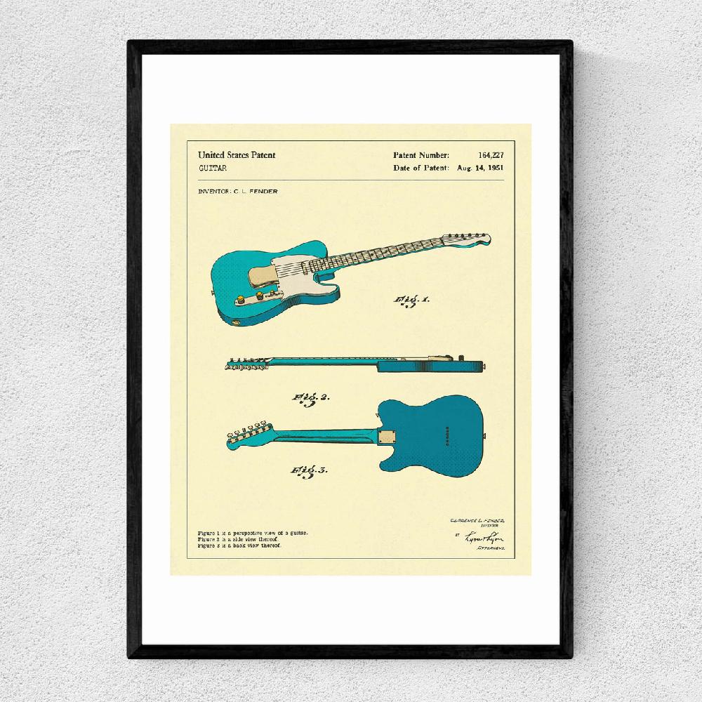 east end prints Guitar 3
