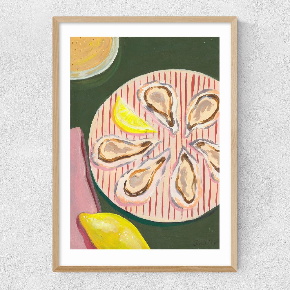 East End Prints Half A Dozen Oysters