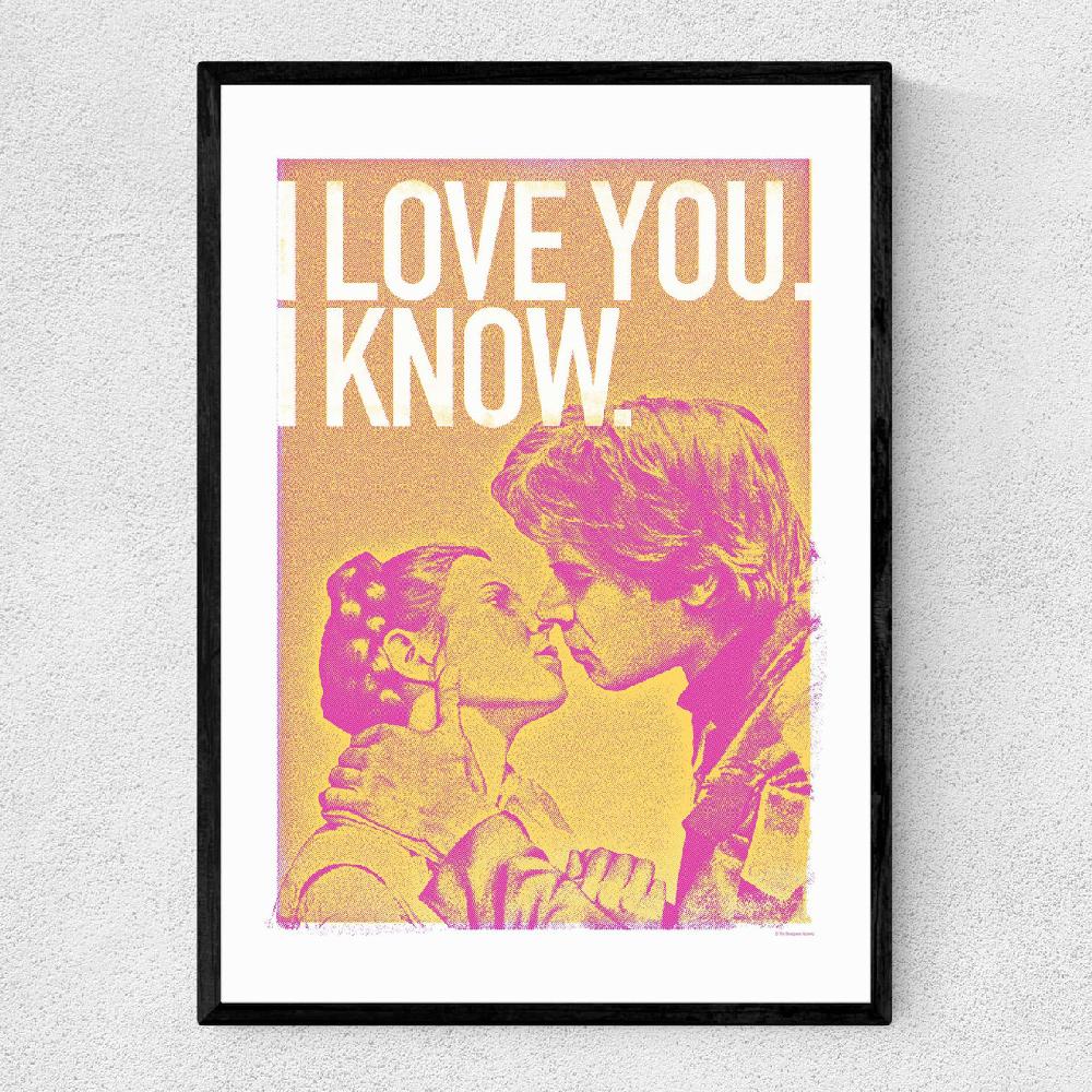 east end prints Han and Leia - Star Wars