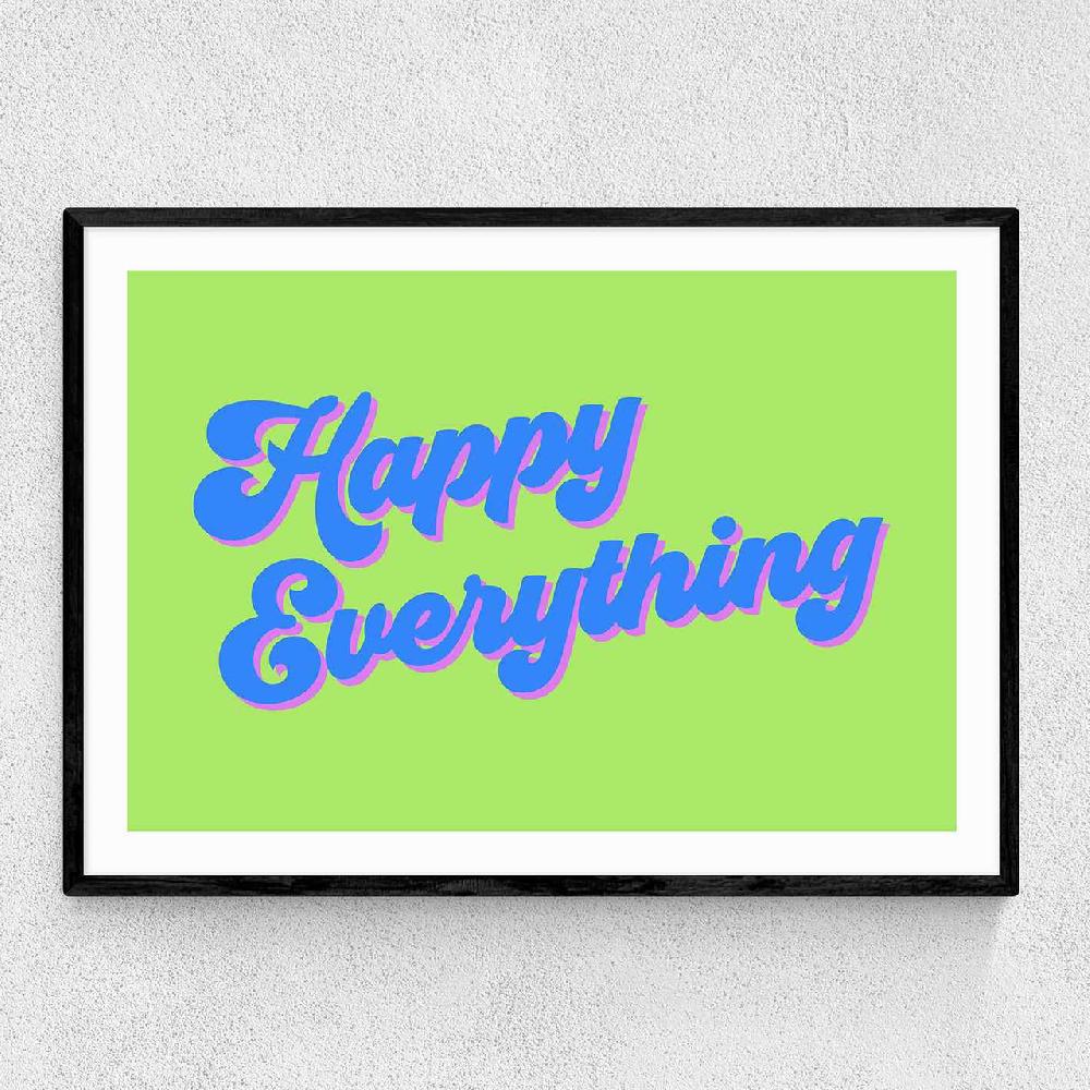 east end prints Happy Everything 2