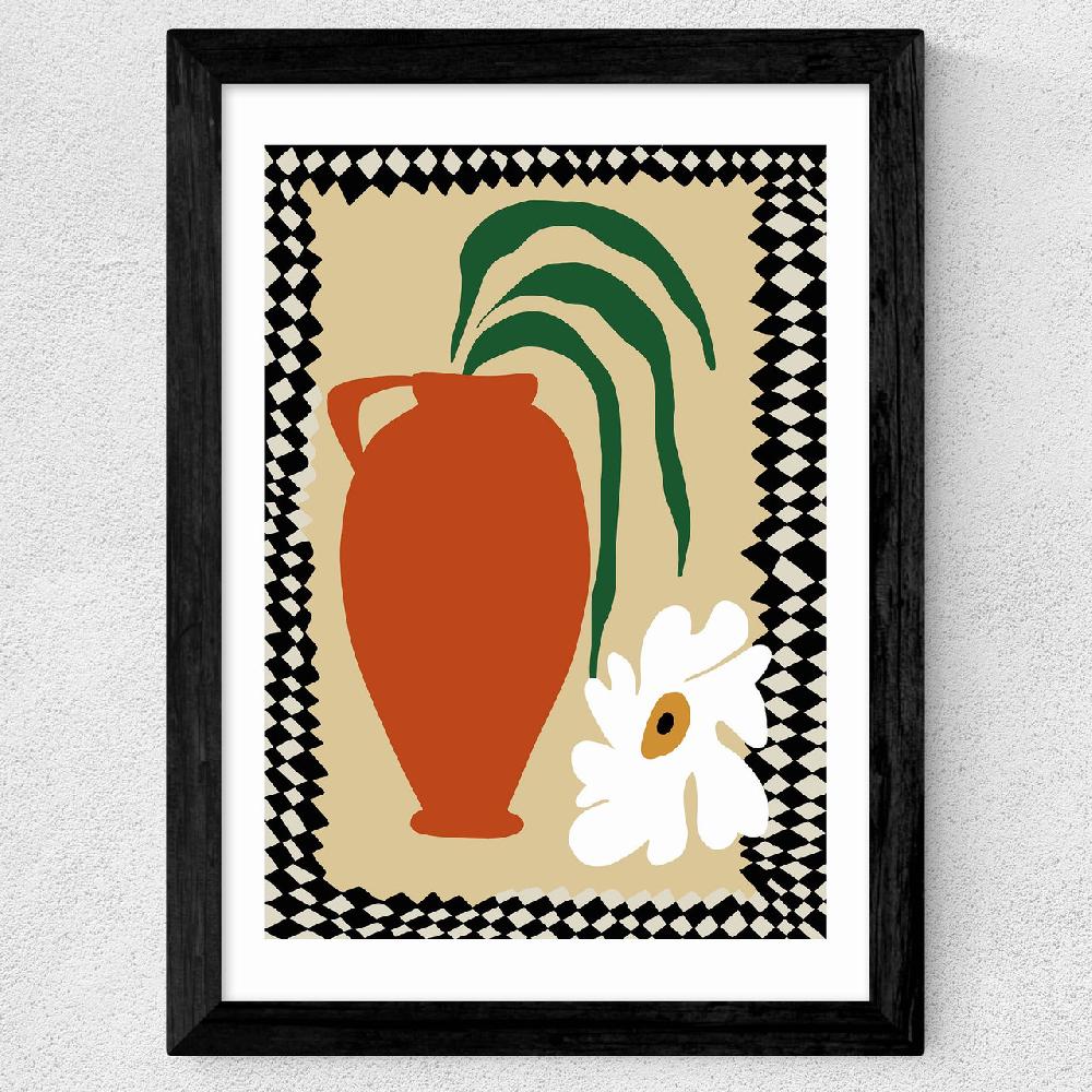 East End Prints Happy Flower Fall Pottery