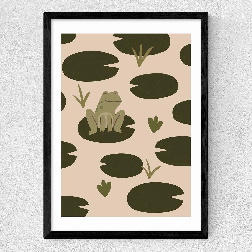 East End Prints Happy Frog