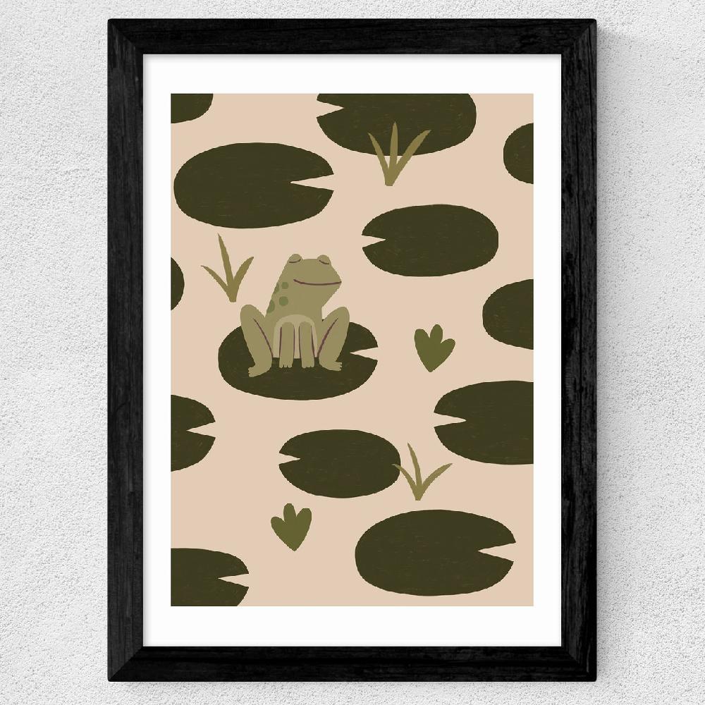 East End Prints Happy Frog