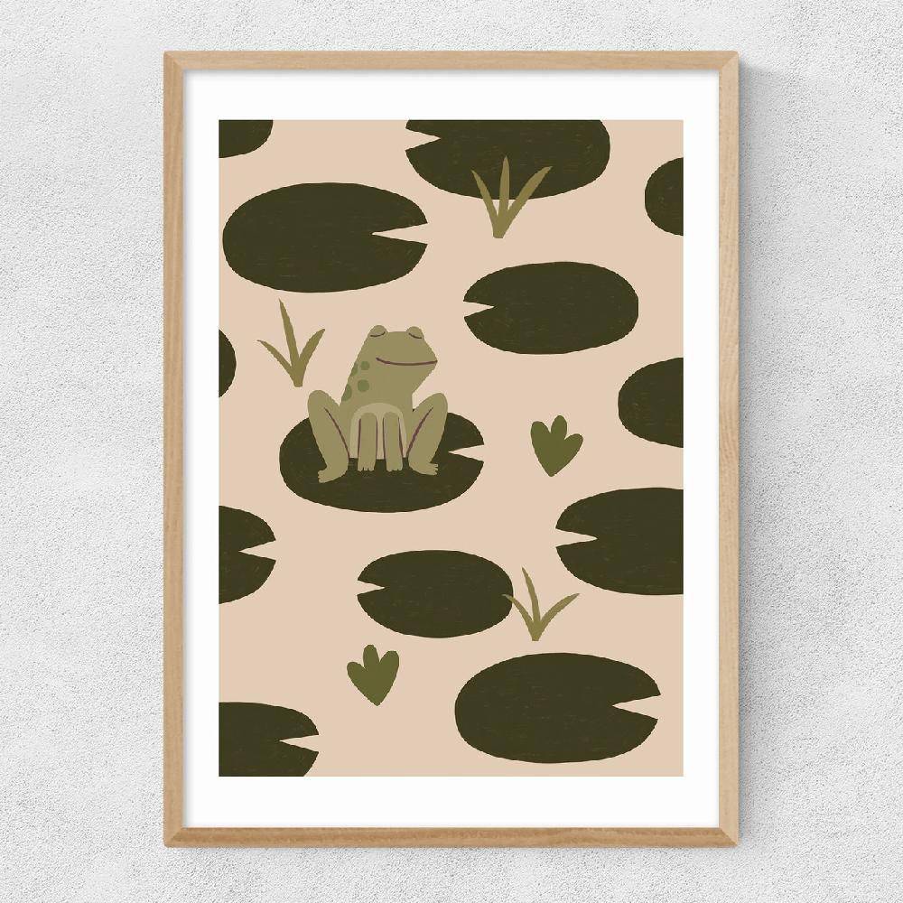 East End Prints Happy Frog