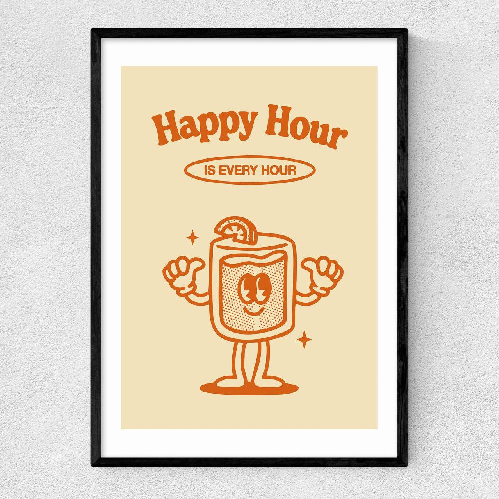 east end prints Happy Hour Is Every Hour