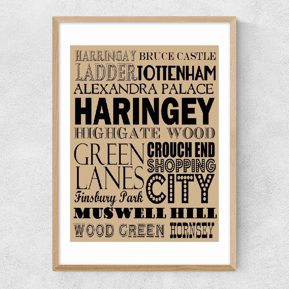 East End Prints Haringey Bus Roll