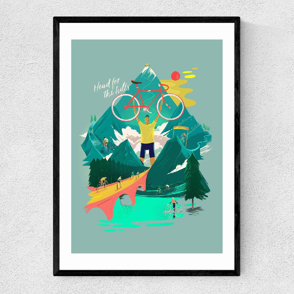 east end prints Head For The Hills