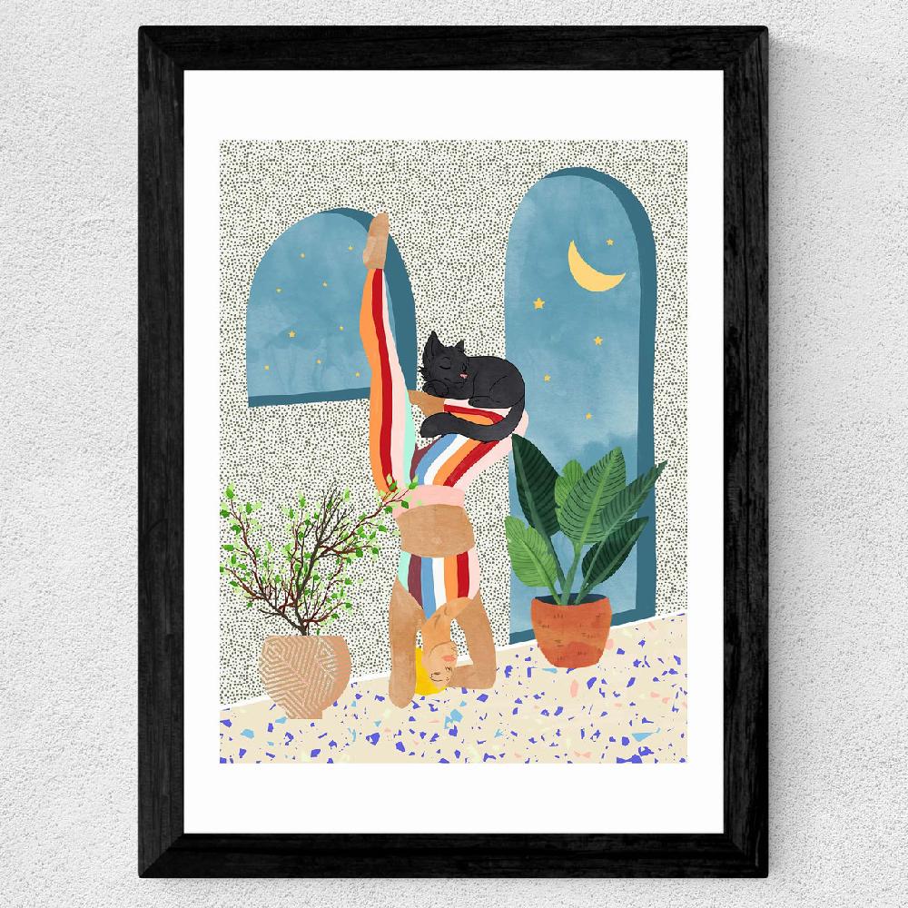 East End Prints Headstand
