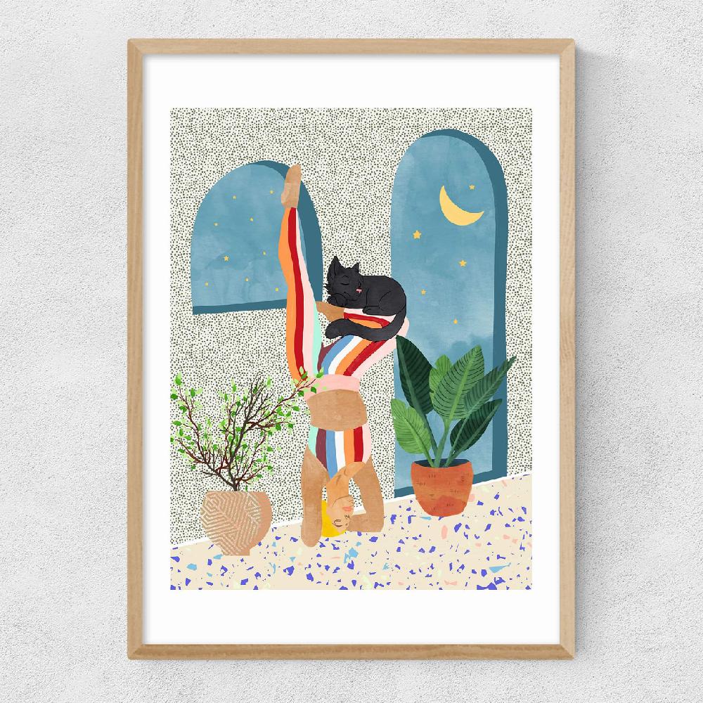 East End Prints Headstand