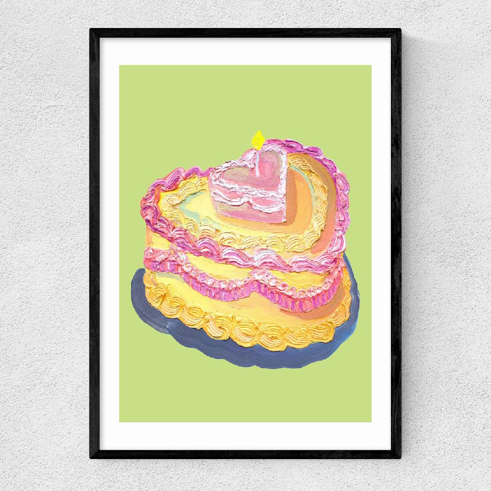 east end prints Heart Cake