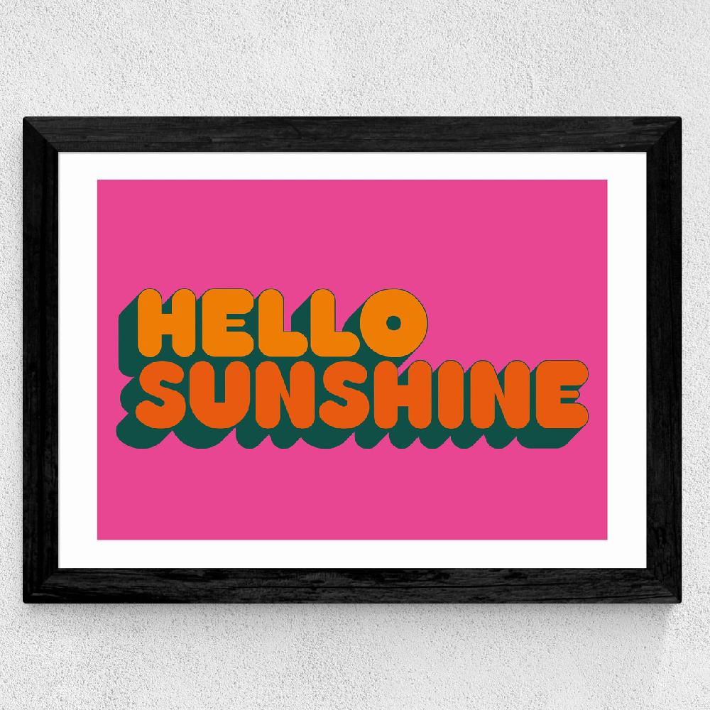 East End Prints Hello Sunshine By Limbo And Ginger