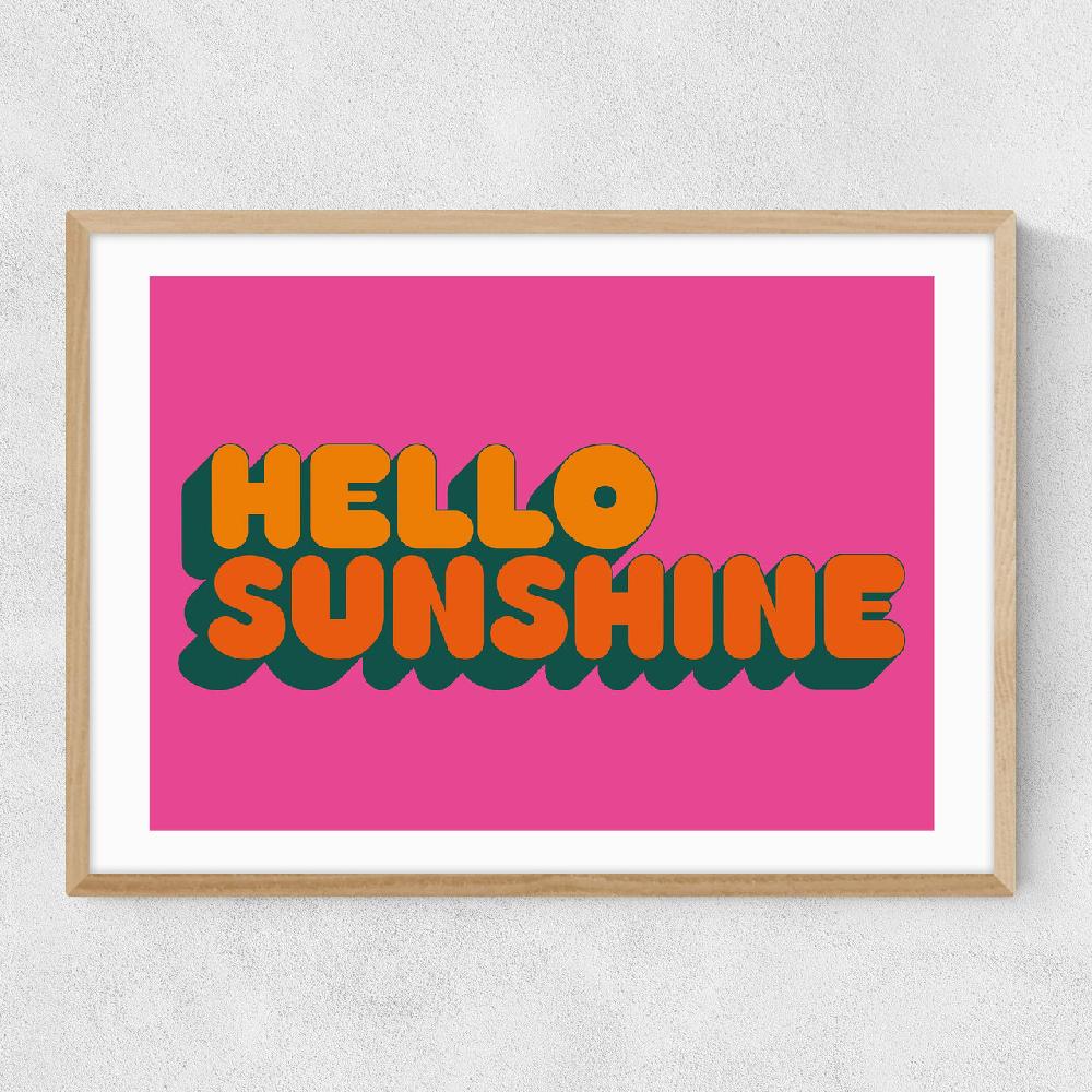 East End Prints Hello Sunshine By Limbo And Ginger