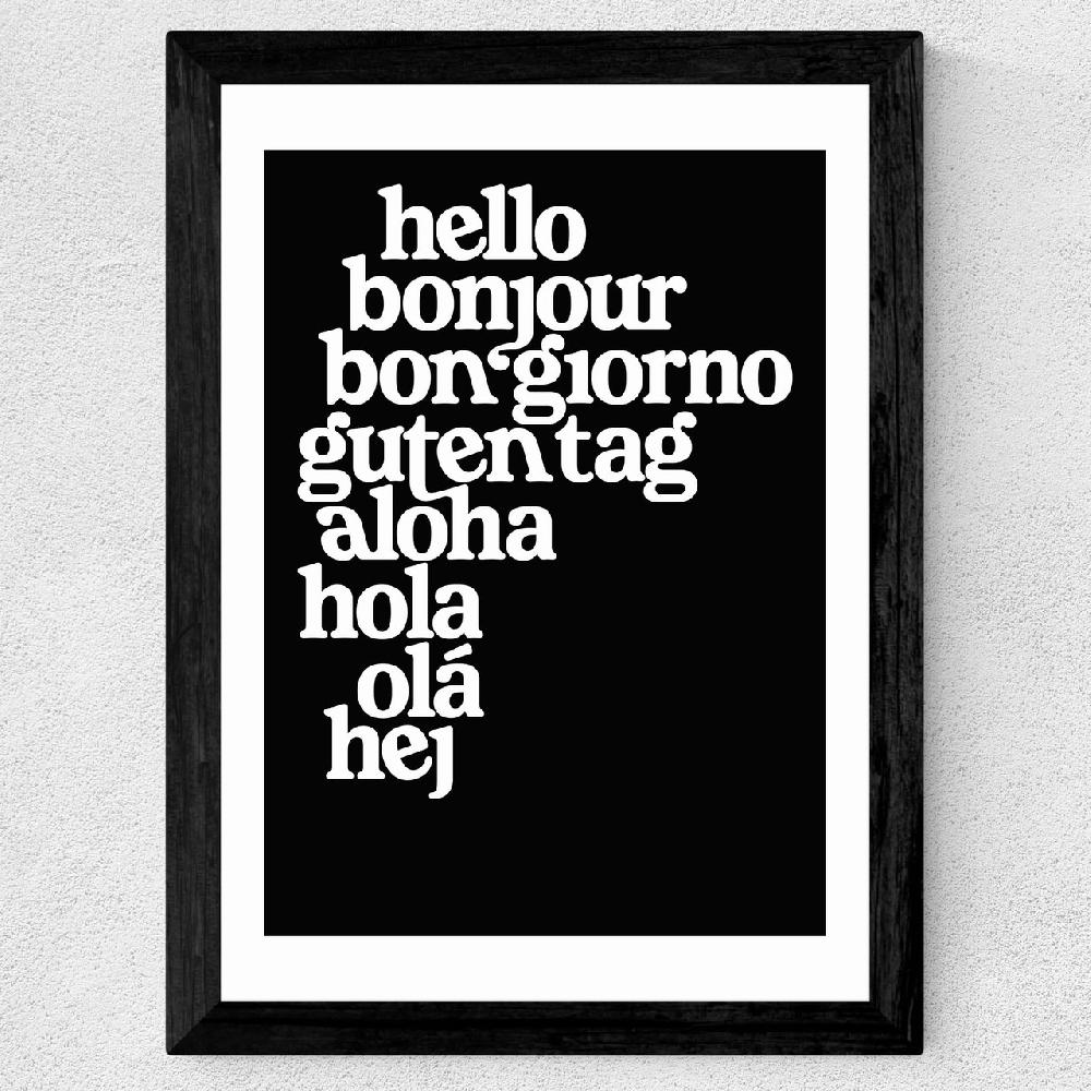 East End Prints Hello World