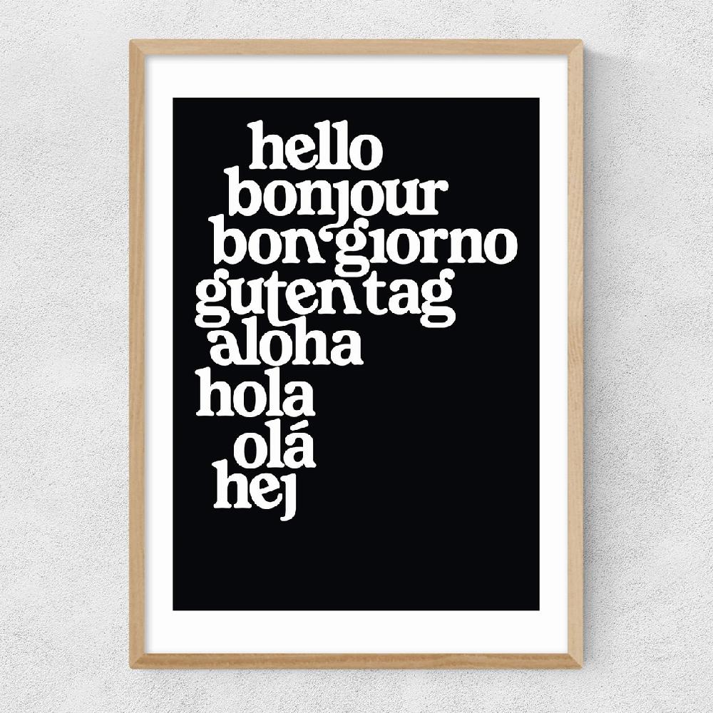 East End Prints Hello World