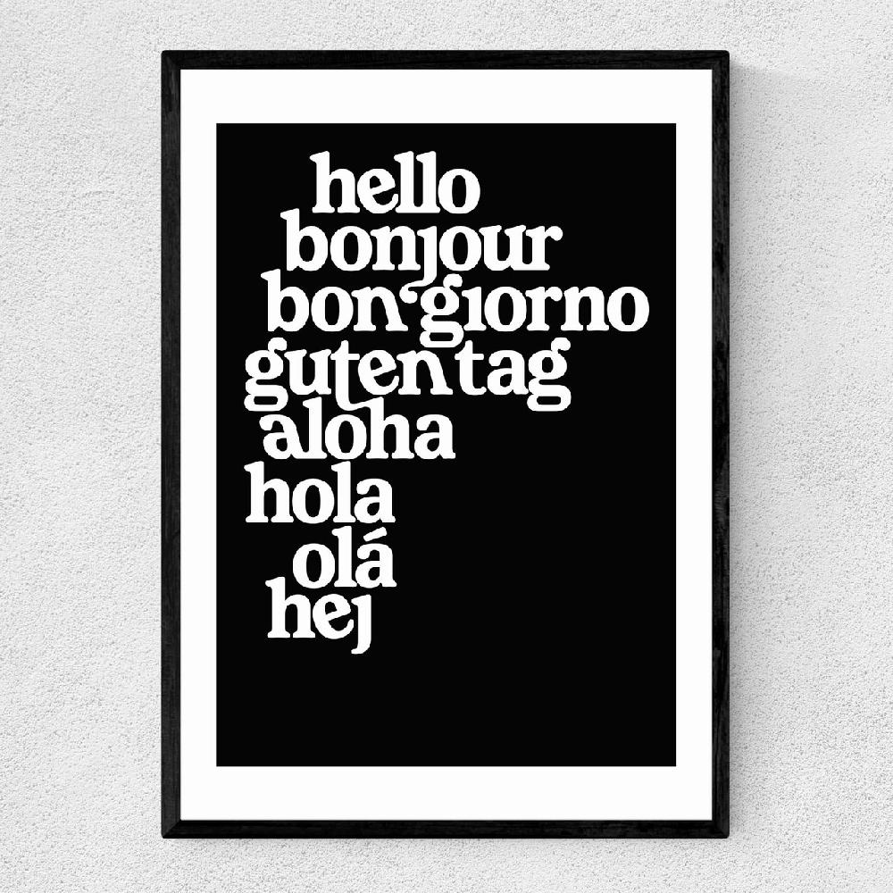 east end prints Hello World