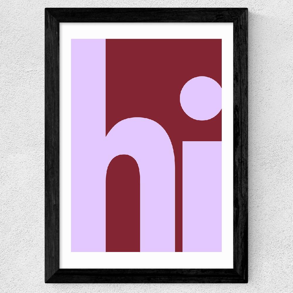 East End Prints Hi By Luxe Poster Co
