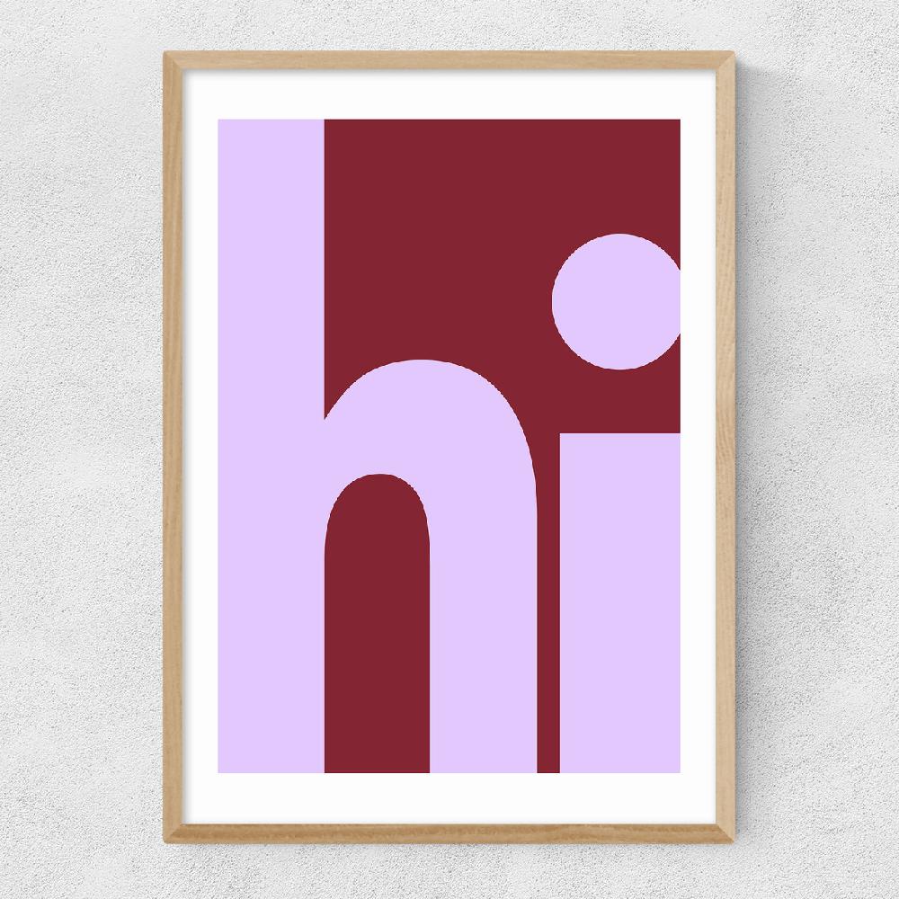 East End Prints Hi By Luxe Poster Co