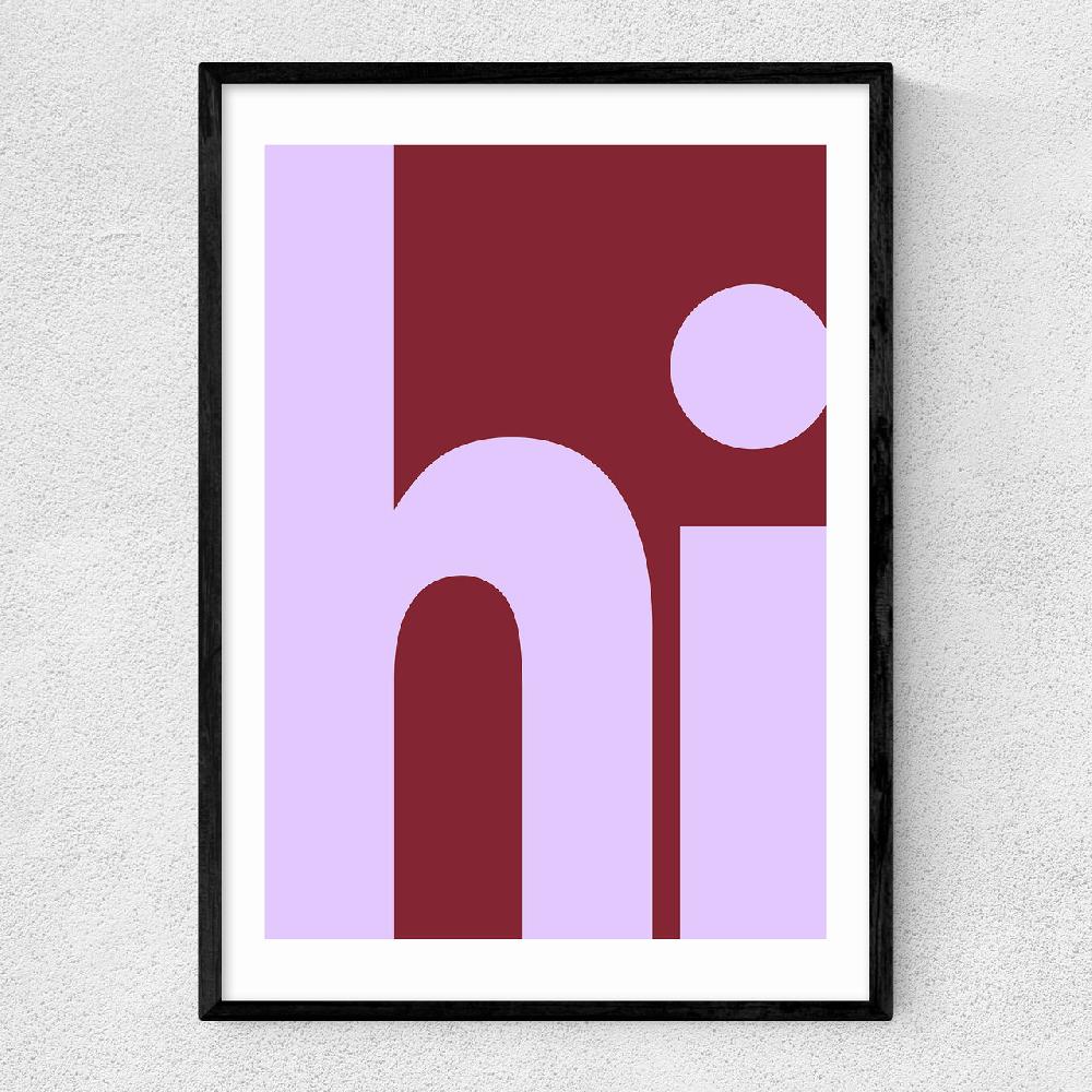 east end prints Hi by Luxe Poster Co