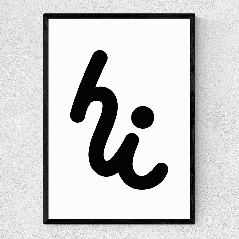 east end prints Hi by Rocket Jack