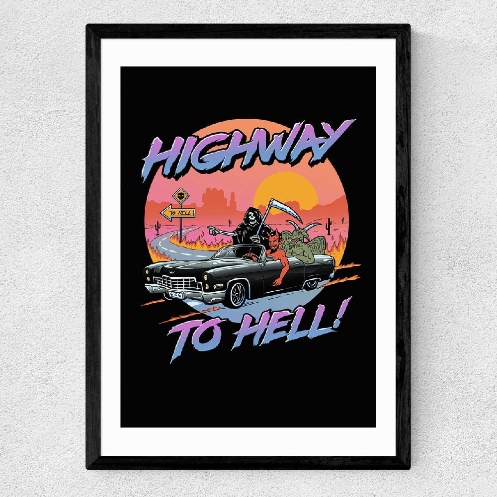 East End Prints Highway To Hell