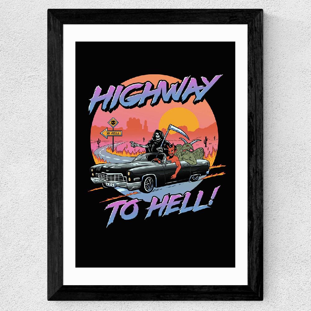 East End Prints Highway To Hell