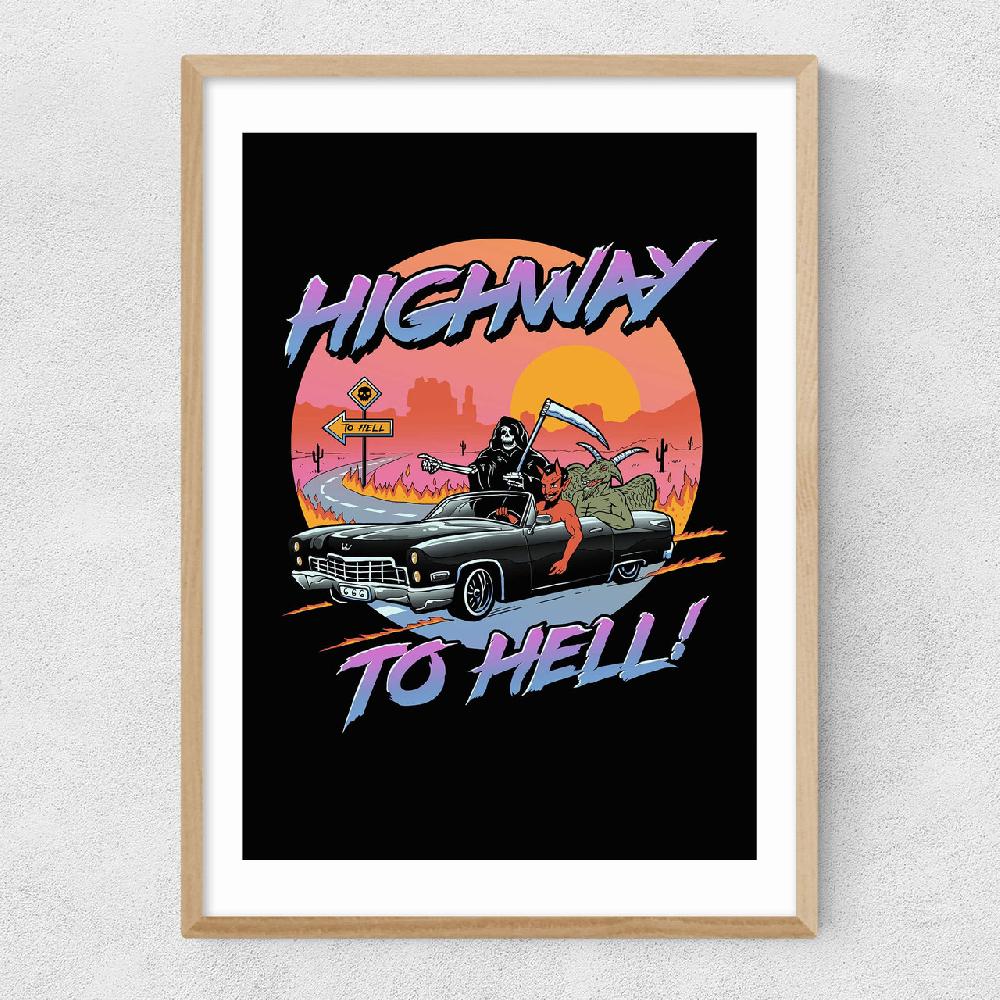 East End Prints Highway To Hell