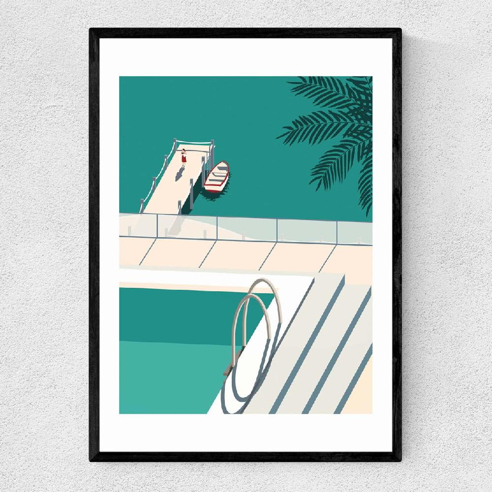 east end prints Holiday by Keeler & Sidaway