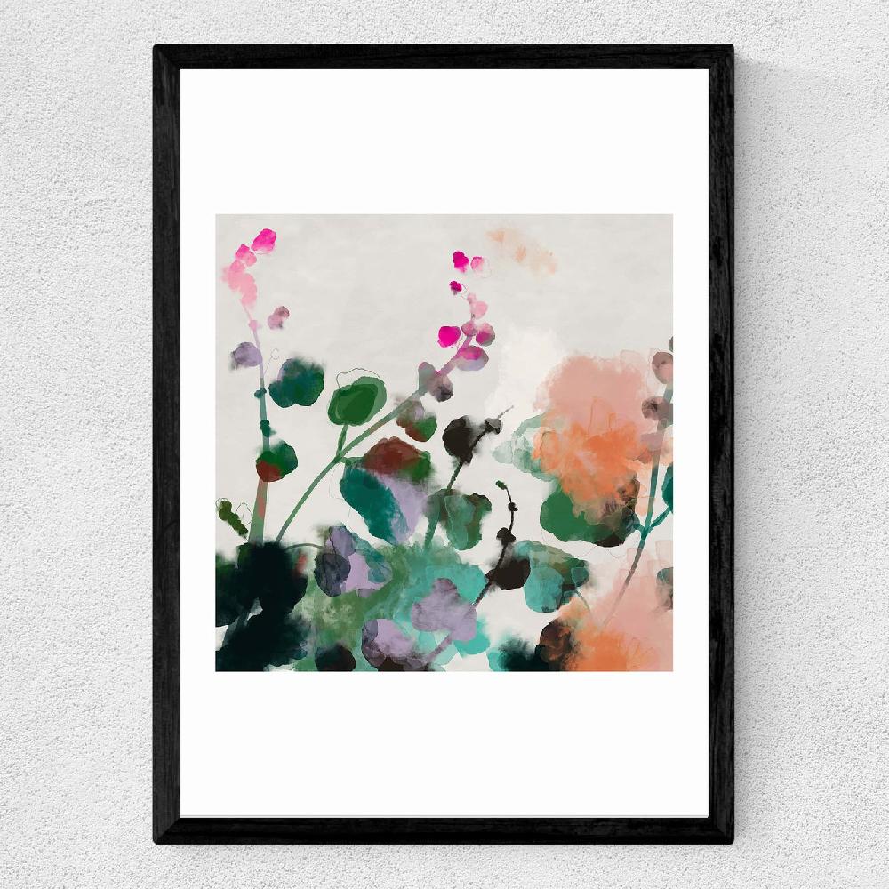 East End Prints Holly Hocks