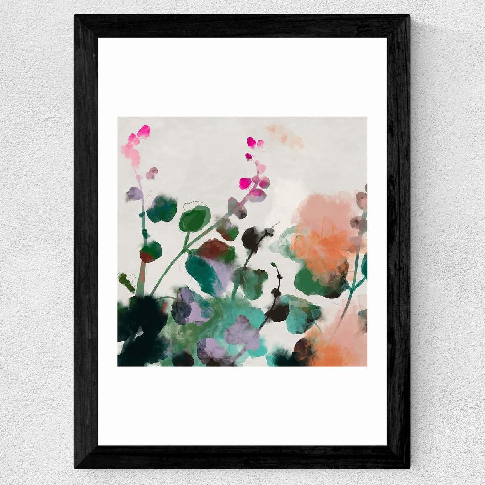 East End Prints Holly Hocks