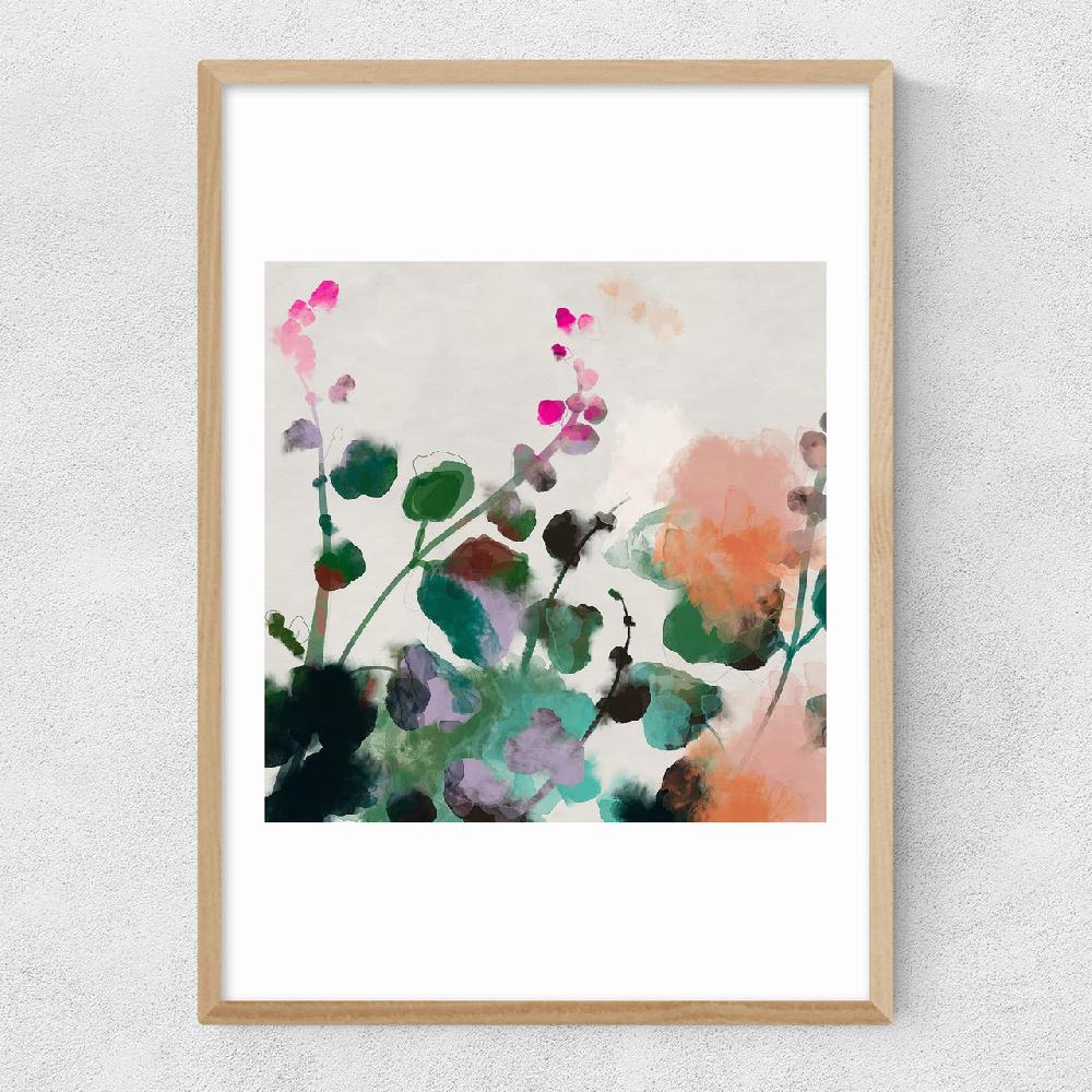 East End Prints Holly Hocks